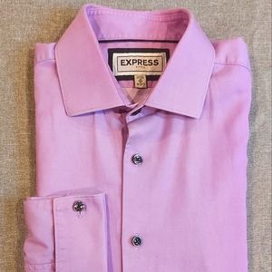 EXPRESS Fitted (Lavender/Puple) Dress Shirt